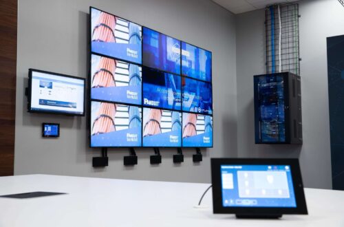 Panduit Experience Center is an immersive customer meeting space