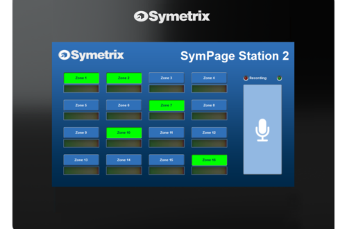 Addition of T-5 Gen 2 touchscreen controller to Symetrix line of IP remote controls