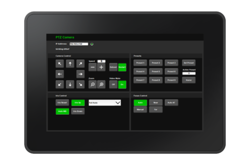 The T-7 touchscreen for.system control
