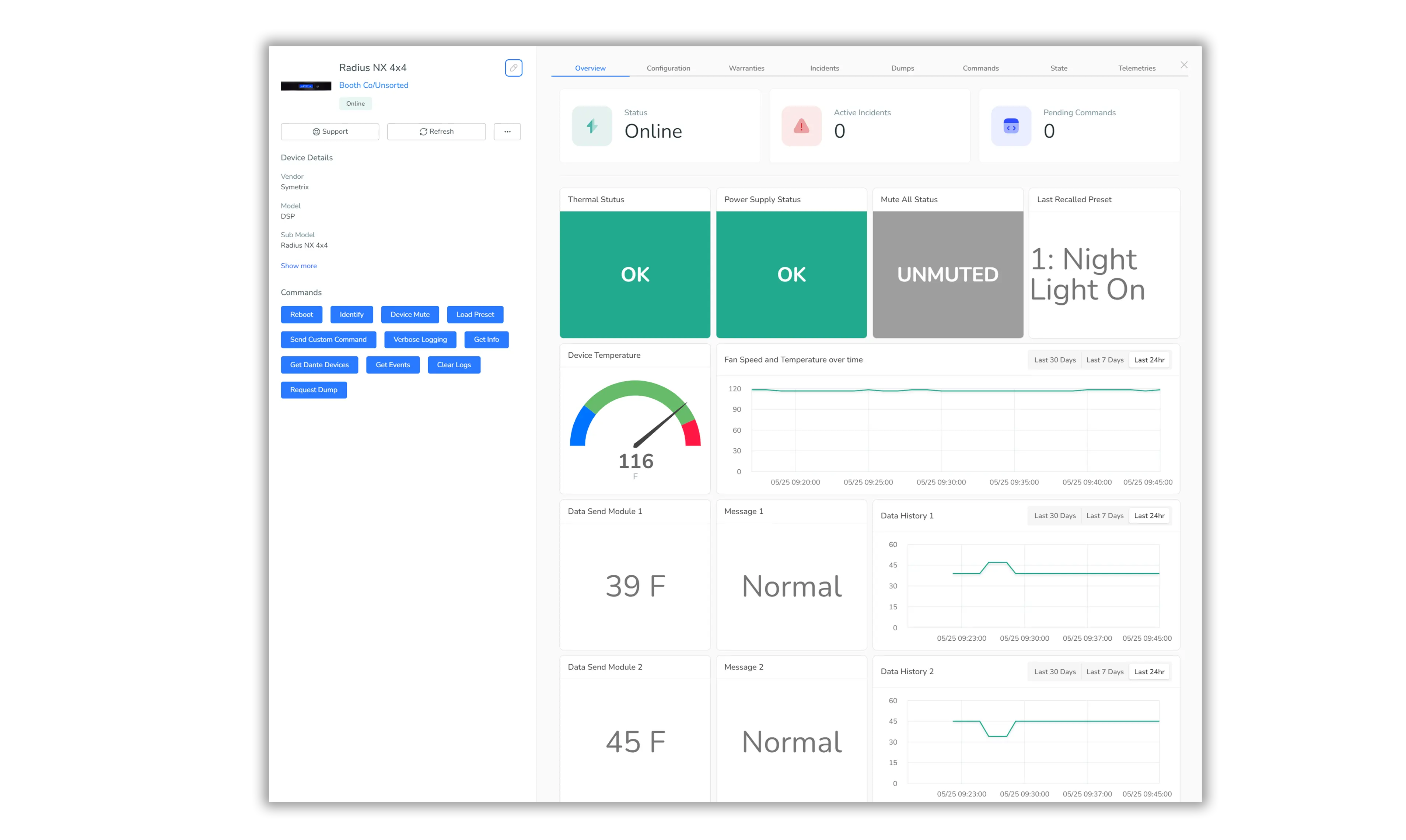AV-Ops Center device monitoring