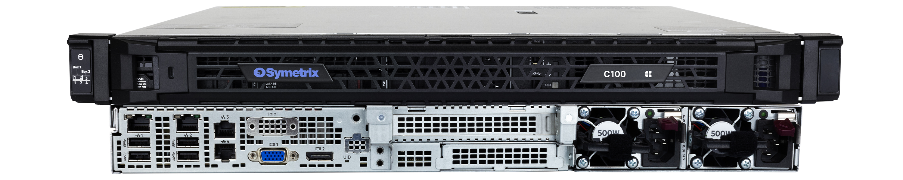 C100 front rear