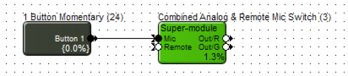 Combined Analog and Remote Mic Switch Super Module 1 2
