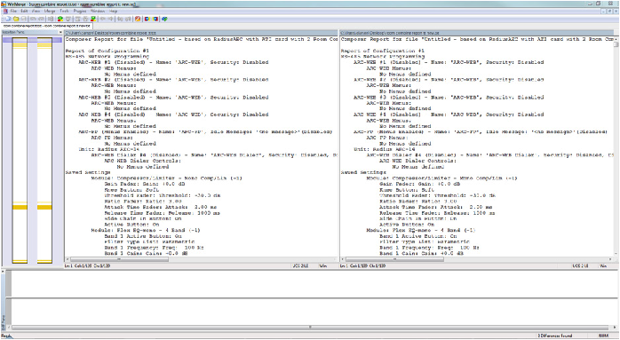 Comparing Composer Site Files 2 2
