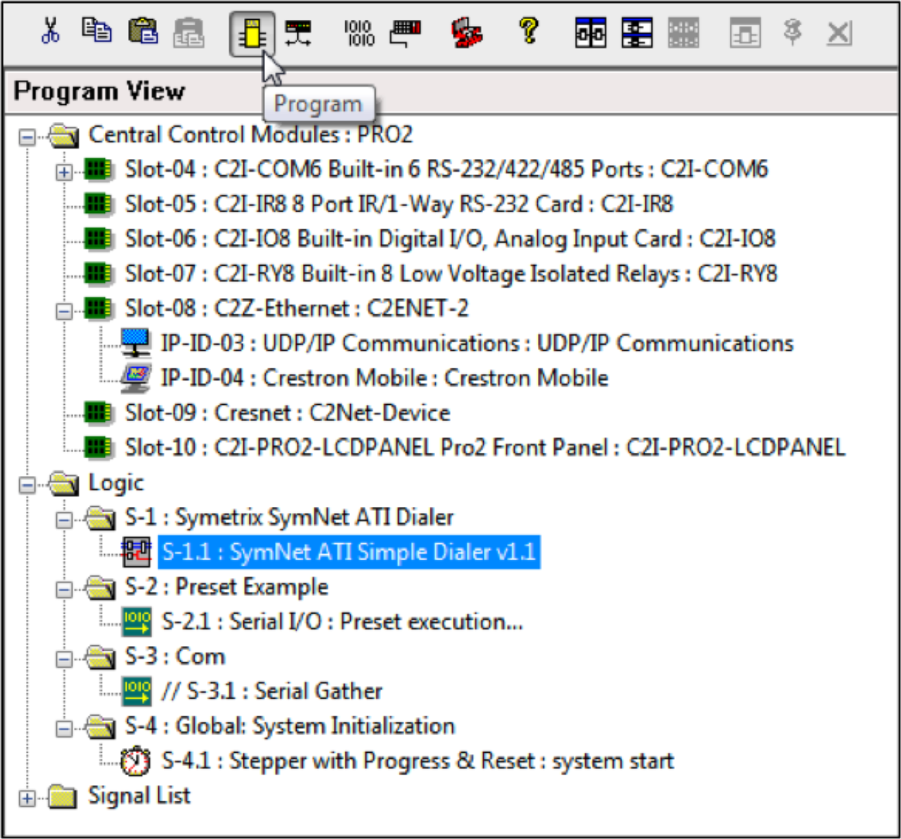 Crestron Dialer Pic7
