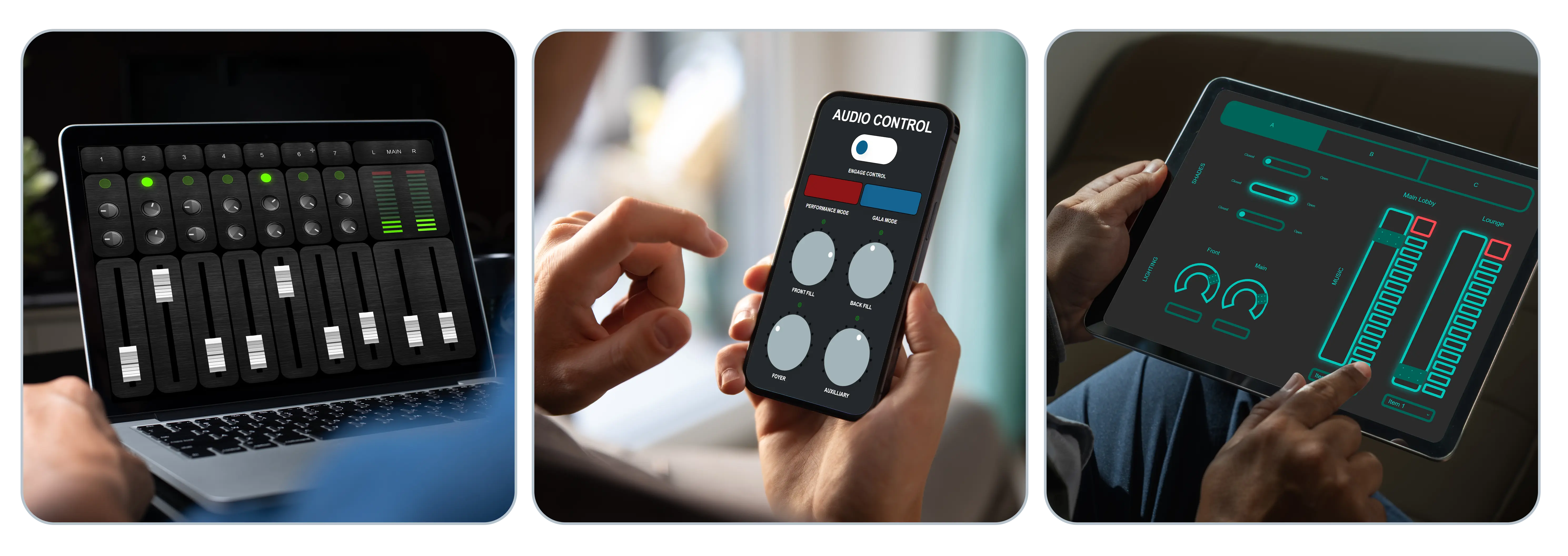 Flexible Control Panel on user devices