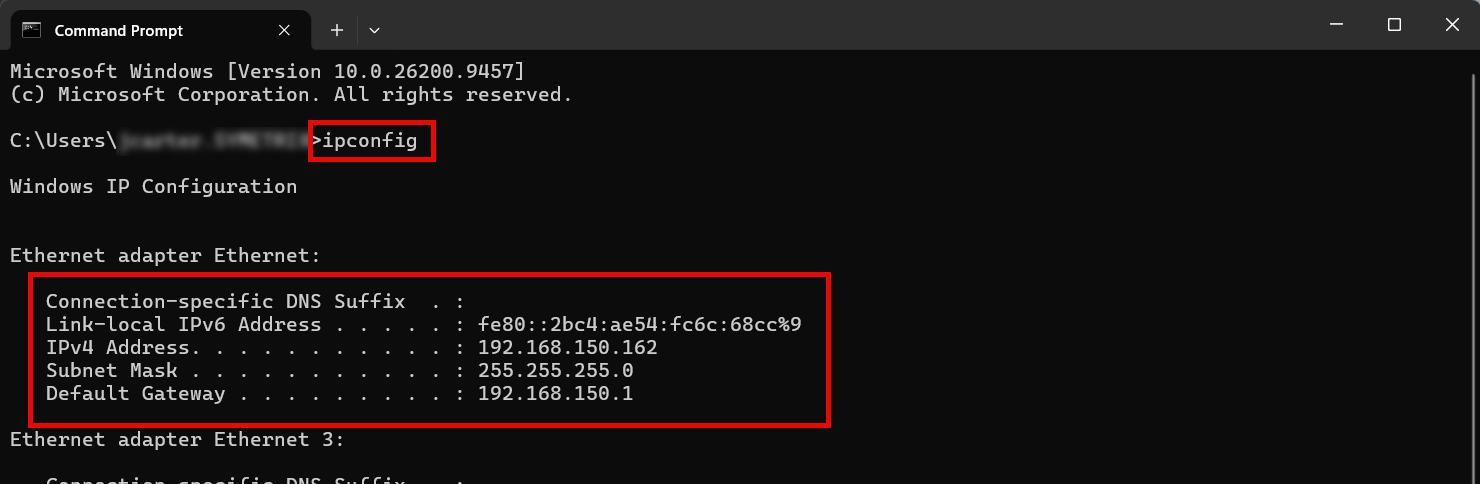 IPCONFIG