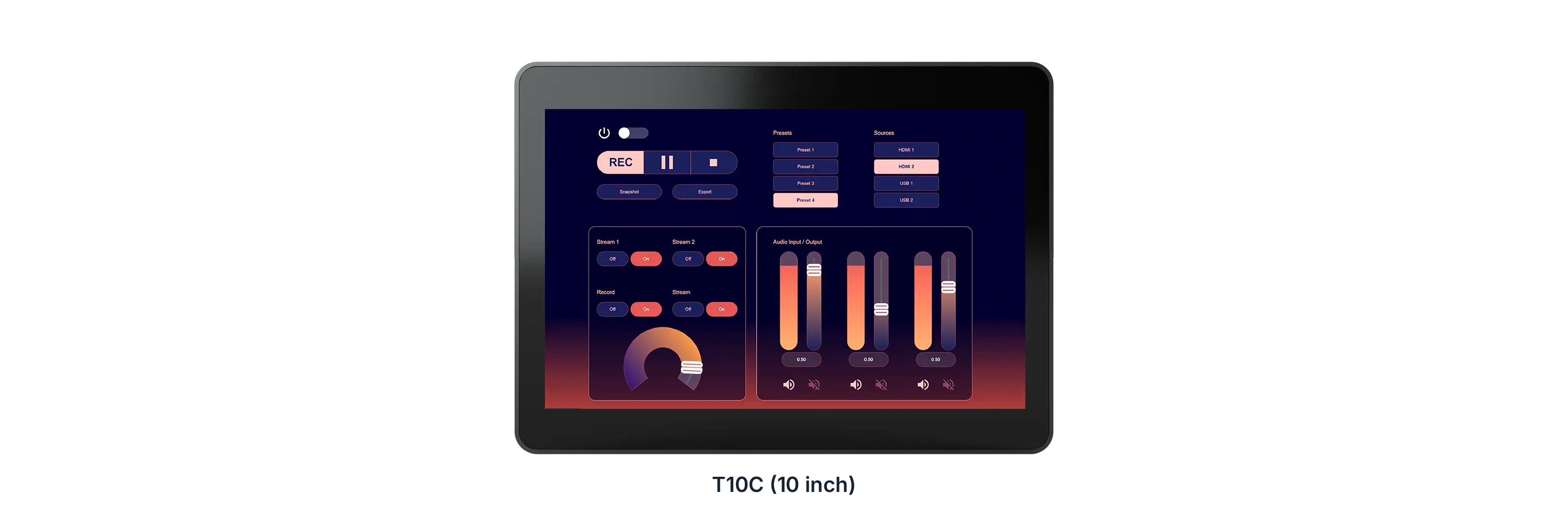 T10 C with label