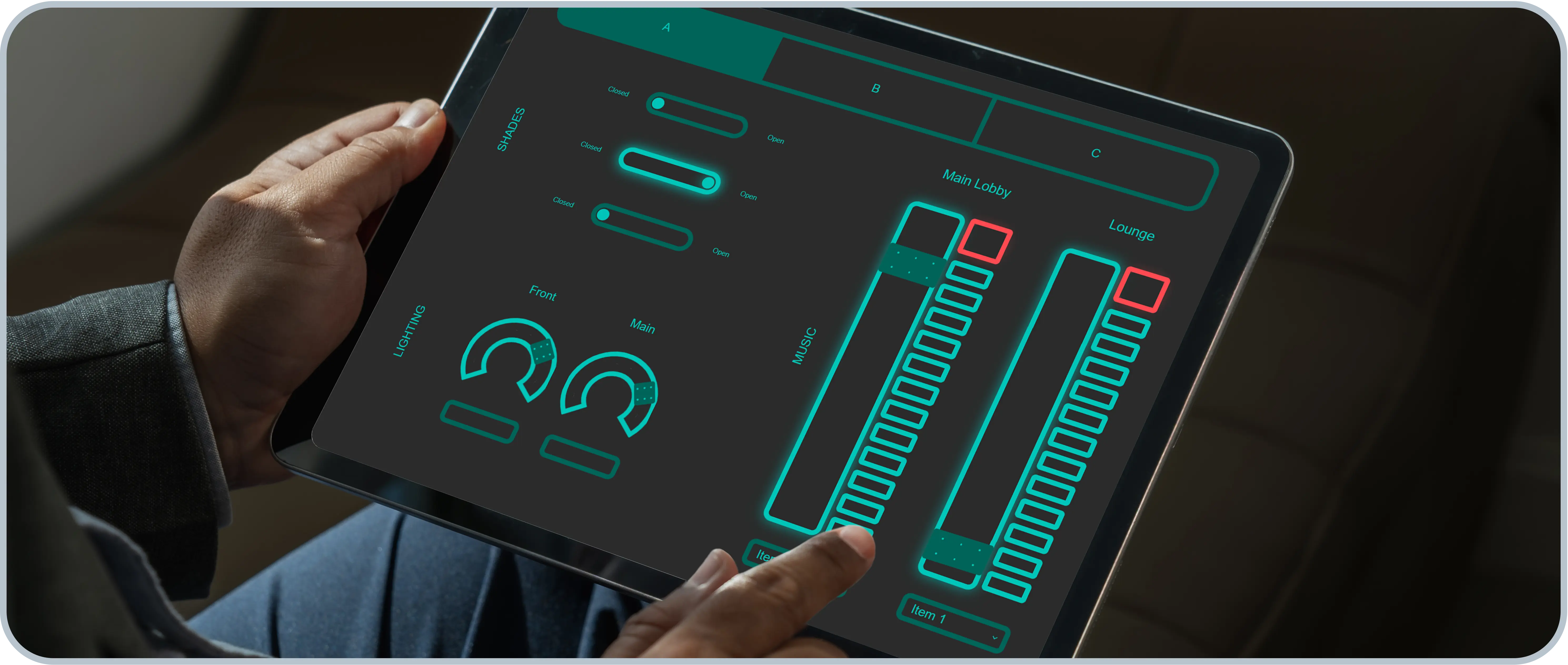 Touchpanel with Cognio Control Screen