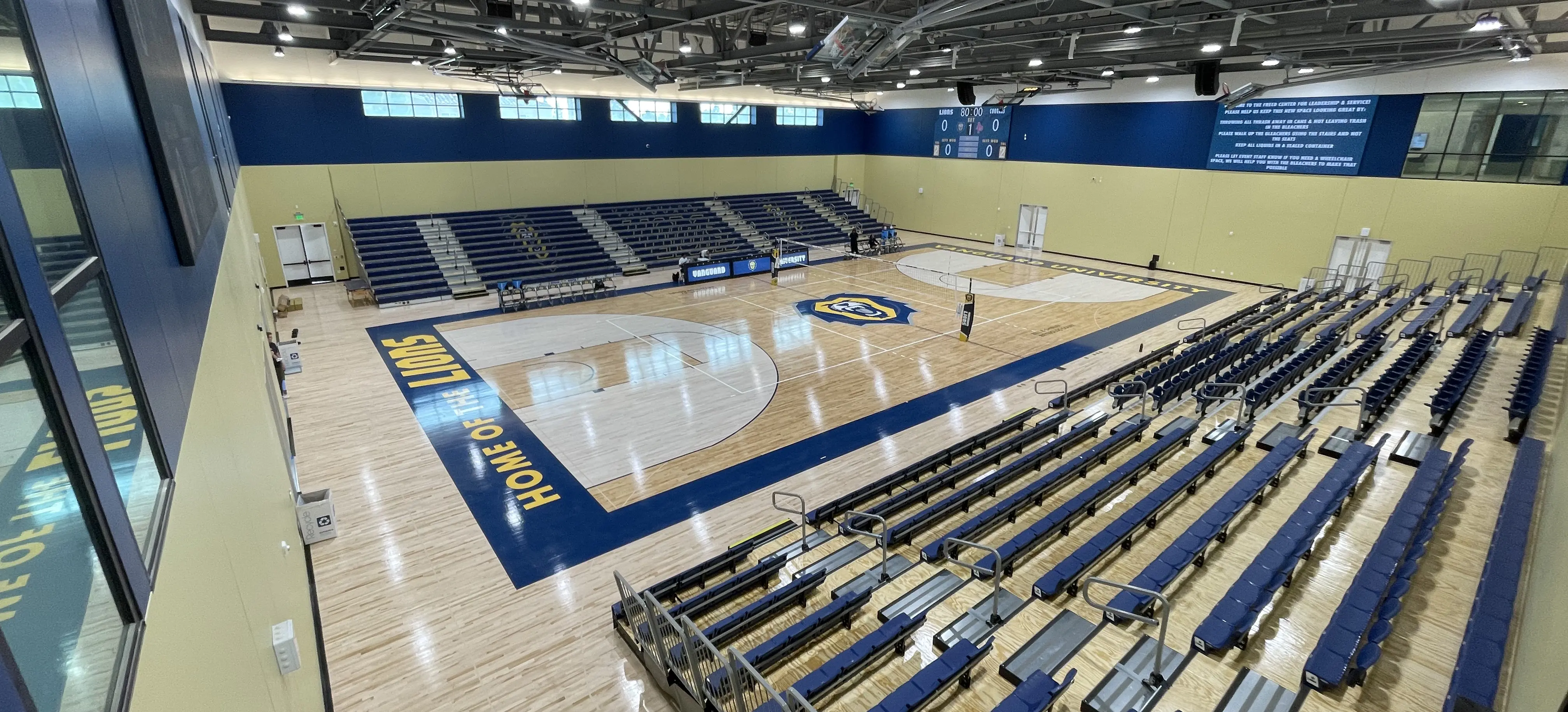 Vanguard University Empty Gym