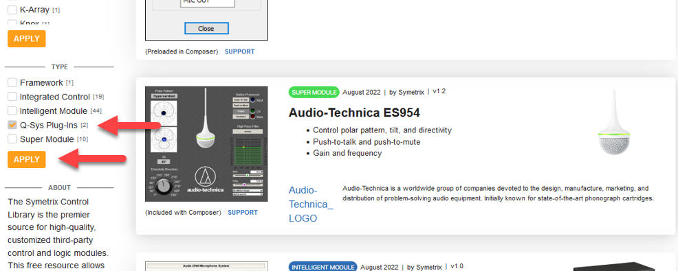 Control library nav 1